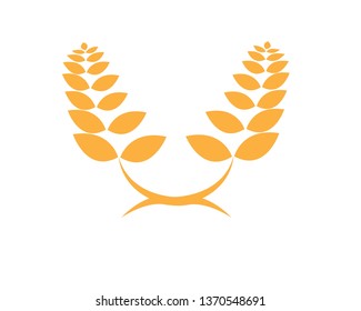 Agriculture wheat Logo Template vector icon design - Vector
