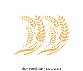Agriculture wheat Logo Template vector icon design - Vector
