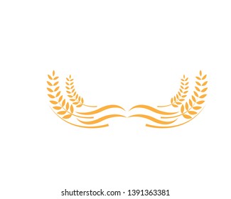 Agriculture wheat Logo Template vector icon design - Vector
