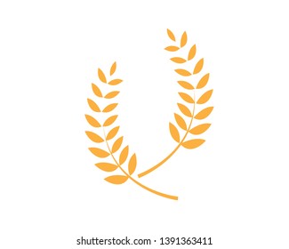 Agriculture wheat Logo Template vector icon design - Vector
