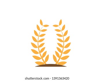 Agriculture wheat Logo Template vector icon design - Vector
