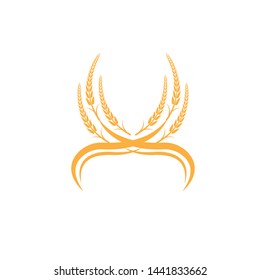 Agriculture wheat Logo Template vector icon design - Vector
