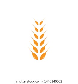 Agriculture wheat Logo Template vector icon design 