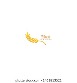Agriculture wheat Logo Template vector icon design 
