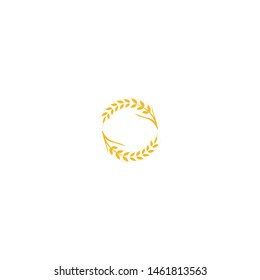 Agriculture wheat Logo Template vector icon design 