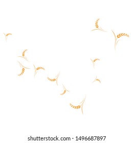 Agriculture wheat Logo Template vector icon design 