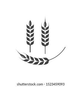 Agriculture wheat Logo Template vector icon design