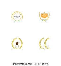 Agriculture wheat Logo Template vector icon design