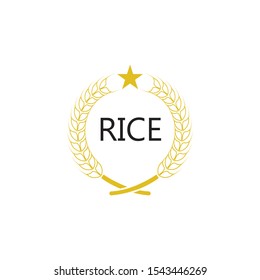 Agriculture wheat Logo Template vector icon design