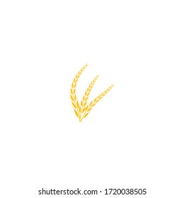 Agriculture wheat Logo Template vector icon design