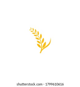 Agriculture wheat Logo Template vector icon design