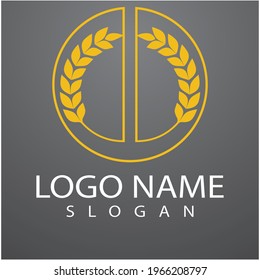 Agriculture wheat Logo Template vector icon design