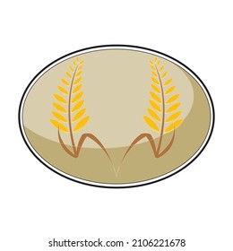 Agriculture wheat Logo Template vector icon design