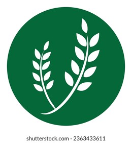 Weizen-Logo Vorlage Vektorsymbol-Design