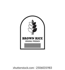 Agriculture wheat logo vector template and symbol