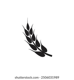 Agriculture wheat logo vector template and symbol