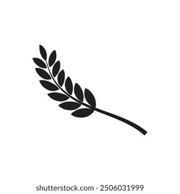 Agriculture wheat logo vector template and symbol