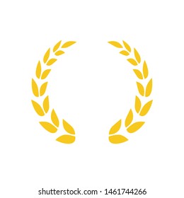 Agriculture wheat vector icon design 