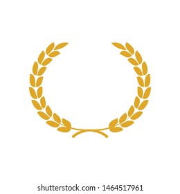 Agriculture wheat vector icon design 