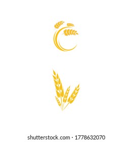 Agrarweizen-Vektorsymbol-Design 