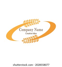 Agriculture wheat vector icon design 