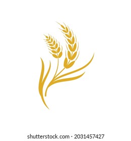 Agrarweizen-Vektorsymbol-Design 