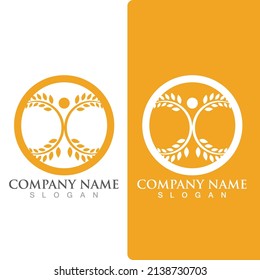 Agriculture wheat vector icon design 