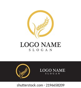 Agrarweizen-Vektorsymbol-Design 