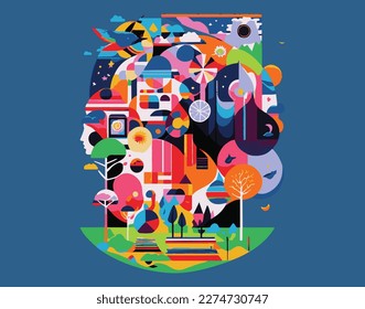 Agriculture,biotechnology,biology,technology vector illustration- Farm Fishery Template with Agriculture Sector Concept. Banner, website, poster template, colorful modern design