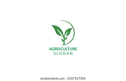 : Die Essenz der Landwirtschaft im modernen Vektor-Logo-Design.