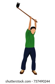 agriculturist dig vector design