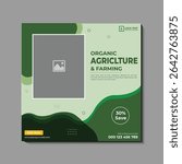 Agro farm services social media banner template design. agriculture farming services or Landscaping Service Social Media Post banner and Web Banner Template. Garden, agro farm, agriculture, farming

