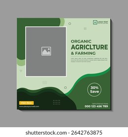 Agro farm services social media banner template design. agriculture farming services or Landscaping Service Social Media Post banner and Web Banner Template. Garden, agro farm, agriculture, farming

