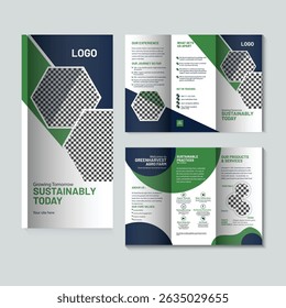 Agro Farm Tri-Fold Brochure Design Template