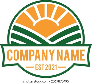 Agro Green Fields Logo Vectors