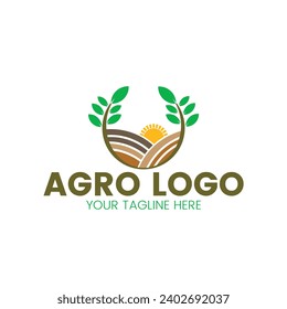Agro logo design vector art