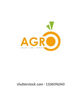 Agro Template Logo Stock Vector (Royalty Free) 1106596343