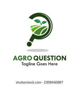 Agroculture design logo template illustartion