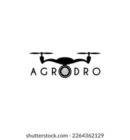 AgroDro. Black image of agricultural drone.