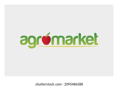 Logo de Agromarket adecuado para el supermercado
