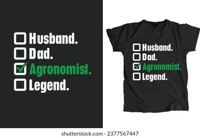 Agronomist Design Print Ready File. Just Download and print or edit to make your item such as t-shirt, pillow, pop-socket, sweater, jumper, hoodie, sticker, mug and any other products.