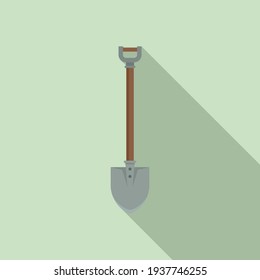 Agronomist shovel icon. Flat illustration of Agronomist shovel vector icon for web design