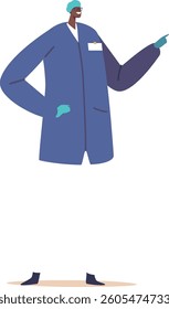 Agronomist specialist in work uniform