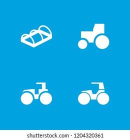 Agronomy icon. collection of 4 agronomy filled icons such as greenohuse. editable agronomy icons for web and mobile.
