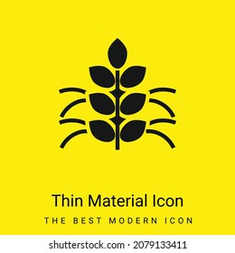 Agronomy minimal bright yellow material icon