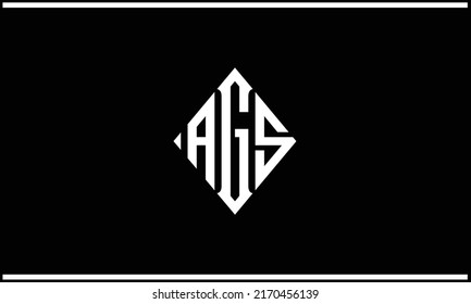 AGS Abstract Letters Logo Monogram