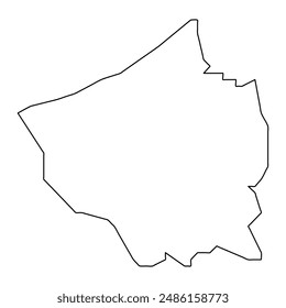 Aguada map, administrative division of Puerto Rico. Vector illustration.