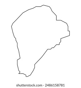 Aguadilla map, administrative division of Puerto Rico. Vector illustration.