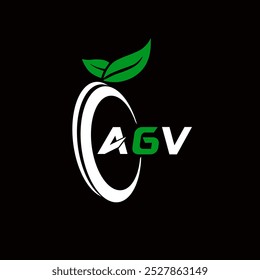 AGV creative minimalist letter logo. AGV unique vector initials alphabet letter logo design 