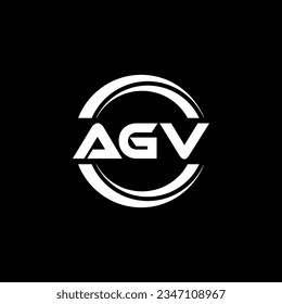 AGV Logo Design, Inspiration für eine einzigartige Identität. Modernes Eleganz und kreatives Design. Markieren Sie Ihren Erfolg mit dem Markieren dieses Logos.